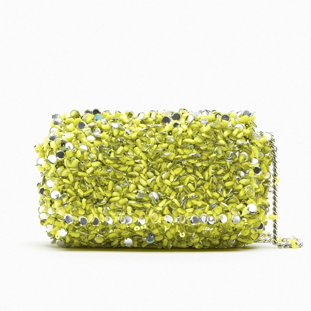 Zara Sequin Shoulder Bag